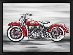 Picture of Red Motorbike                    OP91524