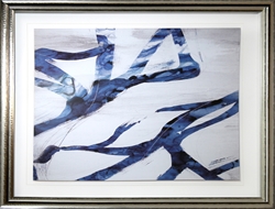 Picture of Long Indigo Splashes  GL01455