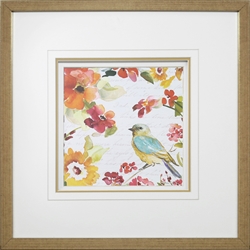 Picture of Floral Bird Script II GL01487