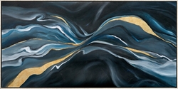 Picture of Paint Wave with Gold Foil   OP00932-1