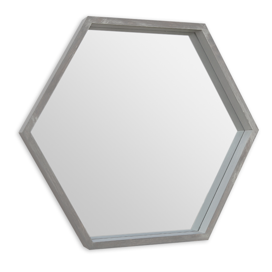 Picture Depot hexagonwoodenmirror