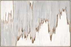 Picture of Golden Waves Line Abstract         OP1337-1