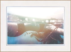 Picture of Girl Underwater with Sun Rays              GL0632
