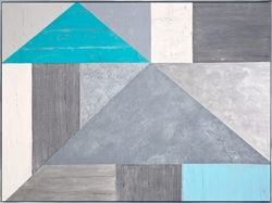 Picture of Gray Triangle Pattern (glitter)              OP1504-1