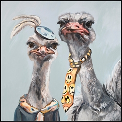 Picture of Ostrich Couple                     OP1421-1
