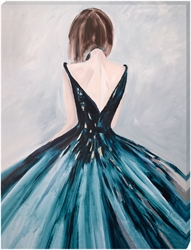 Picture of Girl in Turquoise (silver foil)               OP1454