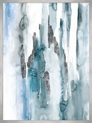 Picture of Hint of Silver Foil on Blue              GL4044