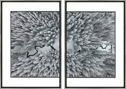 Picture of Snowy Pine Trees  (pair)        GL2660