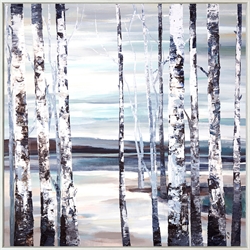 Picture of Blue Birches                    OP1844-1