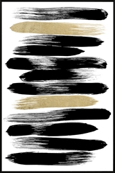 Picture of Black Gold Line with Foil     OP2161-1