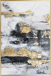 Picture of Golden Black and White     OP2192-1