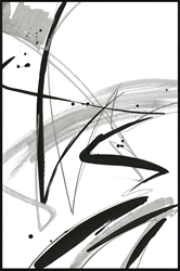 Picture of Black & Silver Lines       OP2077-1
