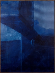 Picture of Blue Abstract           OP2579-1